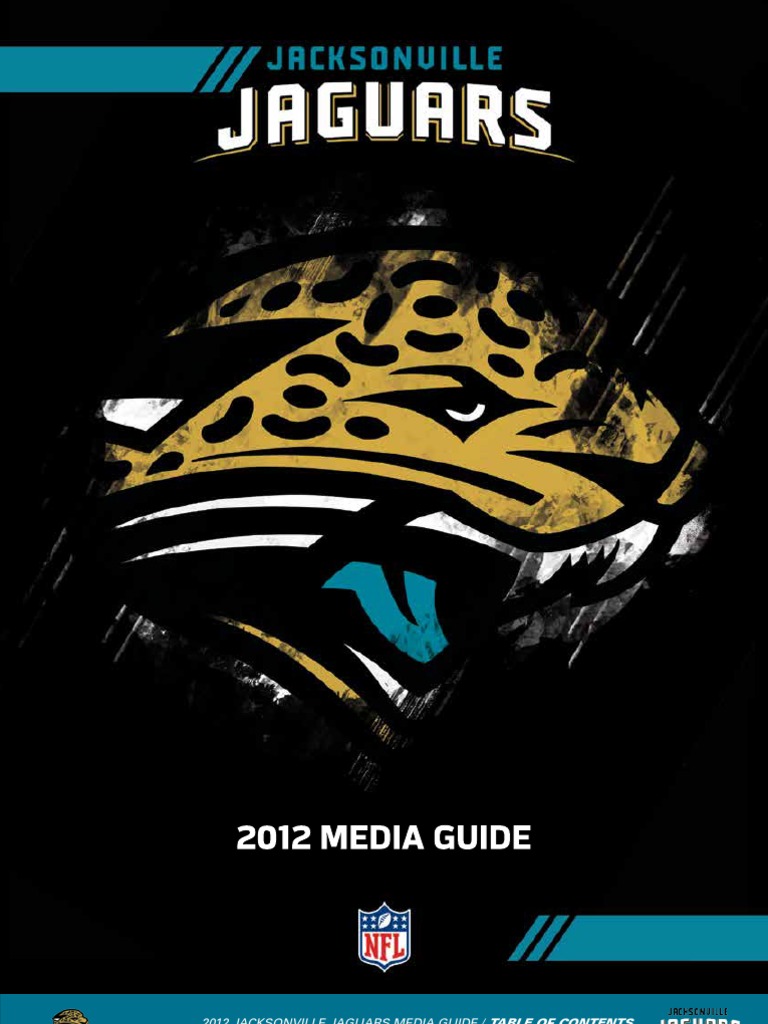 2012 Jacksonville Jaguars Media Guide Anheuser Busch St - 