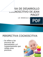 Teoria de Desarrollo Cognoscitivo de Jean Piaget