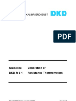 A DKD Guidelines For Calibration of Digital Thermometers