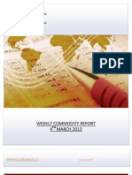 Weekly Commodity Report 4 MARCH 2013: WWW - Epicresearch.Co