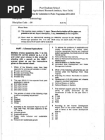 Download IARI PhD Entrance Question Paper 2011 - Entomology by Abhay Kumar SN128335001 doc pdf