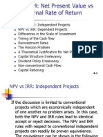 NPV Vs IRR