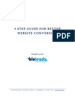 5 Step Guide To Better Website Conversion PDF