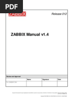 Zabbix Manual v1.4