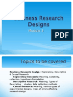 Explore Business Research Designs in 40 Characters