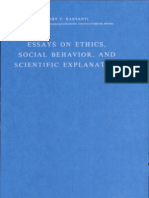 Essays On Ethics Social Behaviour and Scientific Explanation Theory and Decision Library