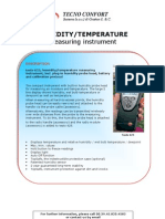 Humidity/Temperature Measuring Instrument: Description