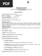 PLANO DIÁRIO MARÇO 3º ANO