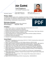 Electrical Engineer CV Sample