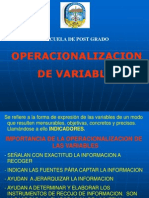 OPERACIONALIZACION