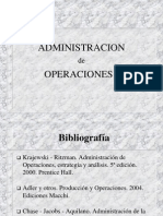 Administracion de Operaciones