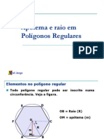 Apótema e Raio de Poligono