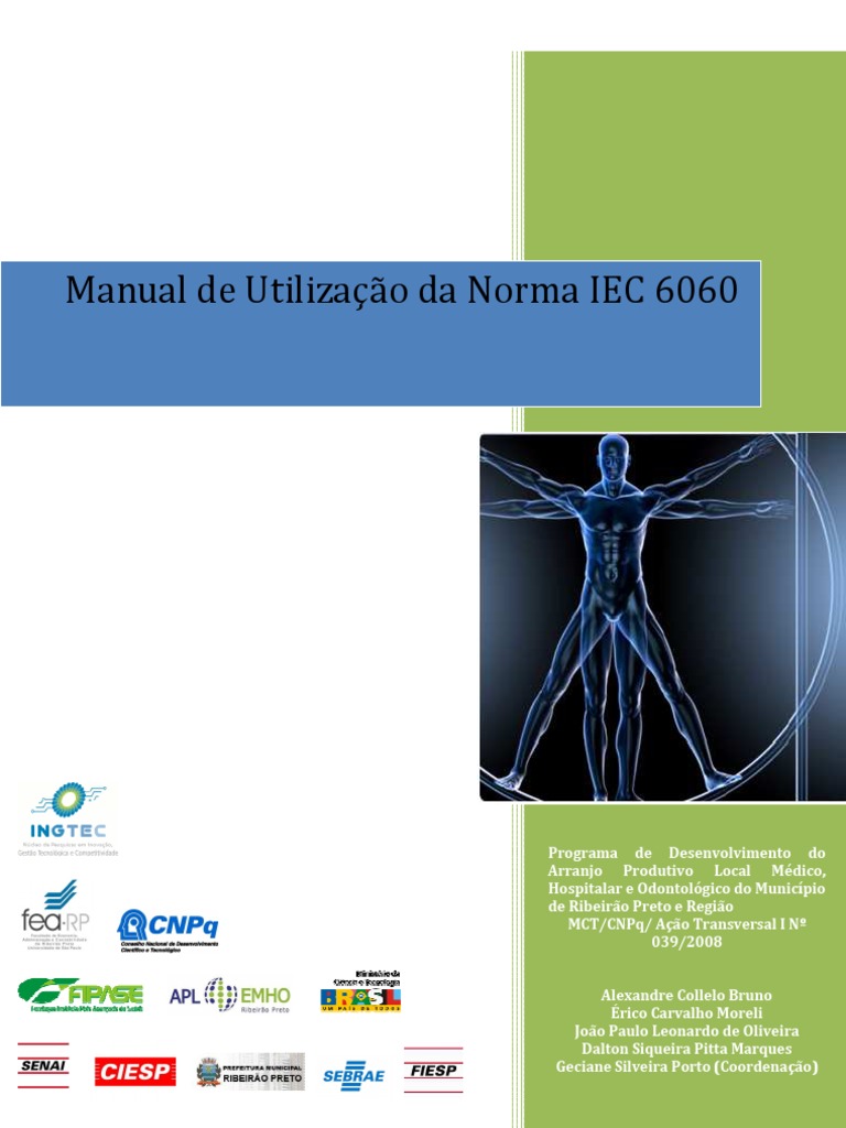 Manual de Utilização Norma 60601 | PDF | Eletricidade | Rede elétrica