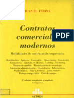 Contratos Comerciales Modernos - Farina PDF