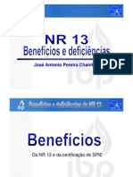 Benefícios e Deficiencias NR 13 Reprodução