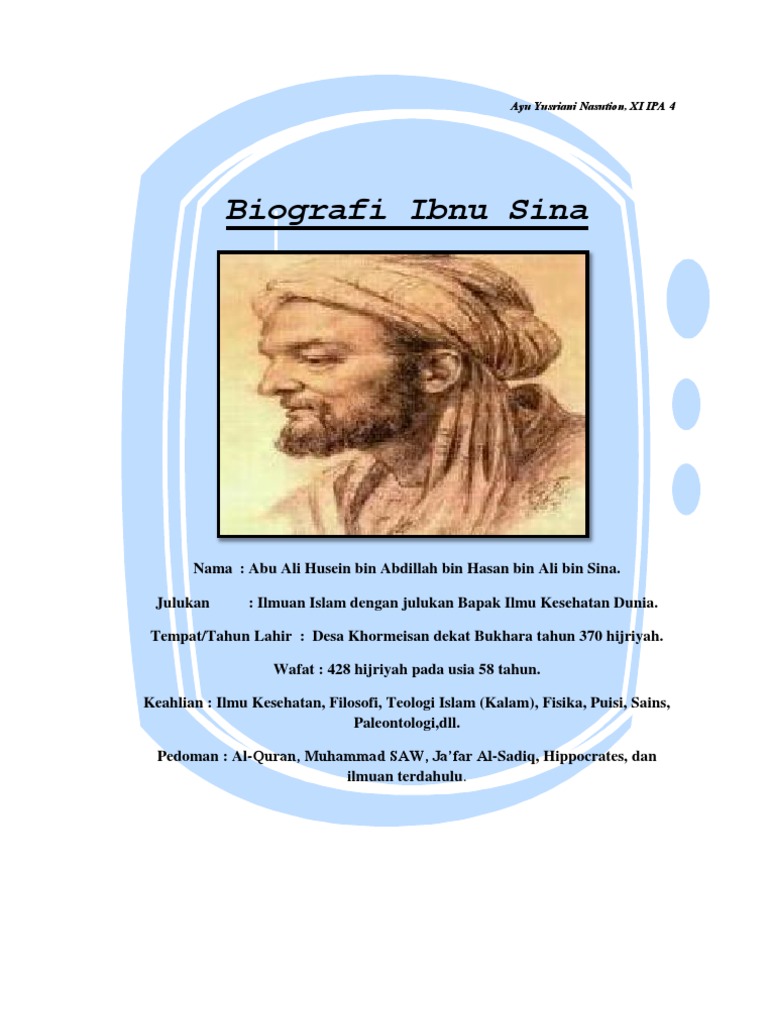 Biografi Ibnu Sina