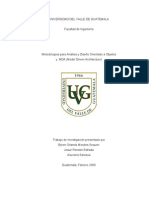 Metodologías para Análisis y Diseño Orientado A Objetos y MDA (Model Driven Architecture)