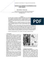 Active Reduction of Air Pollutant Concentrations at An Urban Square