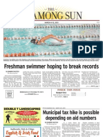 Freshman Swimmer Hoping To Break Records: Inside This Issue
