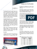 Roquest Jar Test Procedure: Table 1: Determining The ML Dilution of Roquest