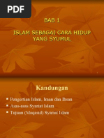 Download BAB 1 pengajian islam  Islam Sebagai Cara Hidup  by Eyra Sopy SN128411095 doc pdf