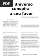 Livro - O Universo Conspira a Seu Favor