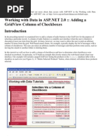 Download Adding checkbox column to Gridview Aspnet 20 by Kashyap Patel SN12841266 doc pdf