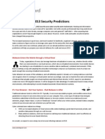 2013 Security Predictions PDF