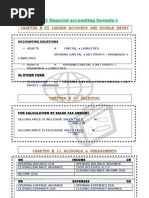 Acca f3 Financial Accounting Formula