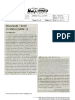 2012.06 - Série Museu Do Trem - 35 Anos