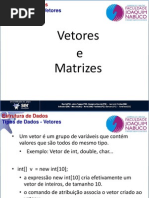 5 - Tipos de Dados - Array,Matriz