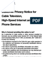 2008_10 Comcast Customer Privacy Notices