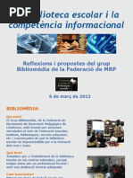 Presentació 5es Jornades BE Bibliomedia