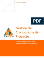 PM4DEV Gestion Del Cronograma