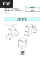 Qgs 3 - 5 - 7,5 (Culus) Qgs 3D - 5D - 7,5D (Culus) : Parts List