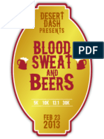 Blood, Sweat & Beers 2013 Results