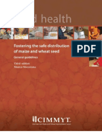 Seed Health: Fostering The Safe Distribution of Maize and Wheat Seed - General Guidelines