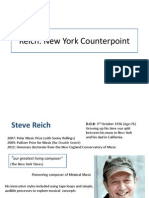 Steve Reich: New York Counterpoint