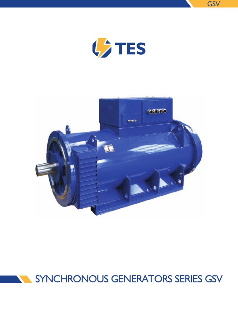Synchronous Generators Series GSV | PDF | Electric Generator | Mains ...