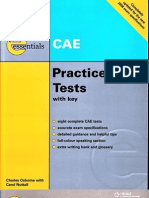 CAE Practice Tests With Key by Charles Osborne