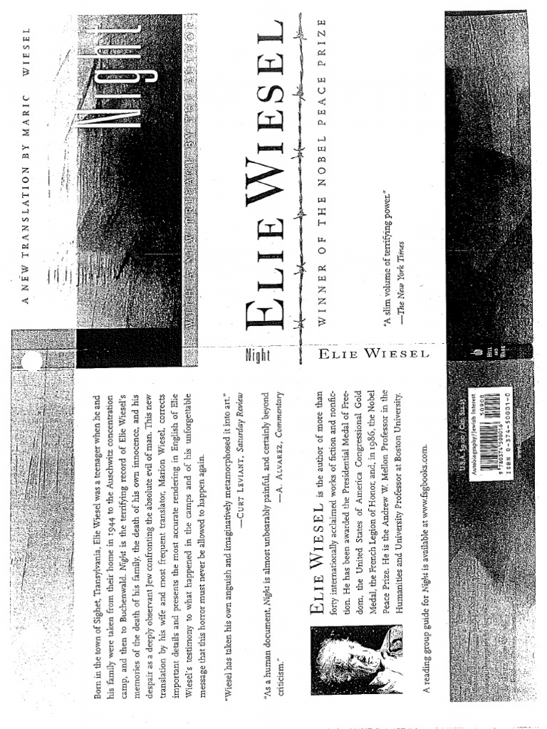 Image Result For Night By Elie Wiesel Goodreads
