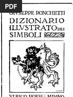 Ronchetti Dizionario Illustrato Dei Simboli 1922