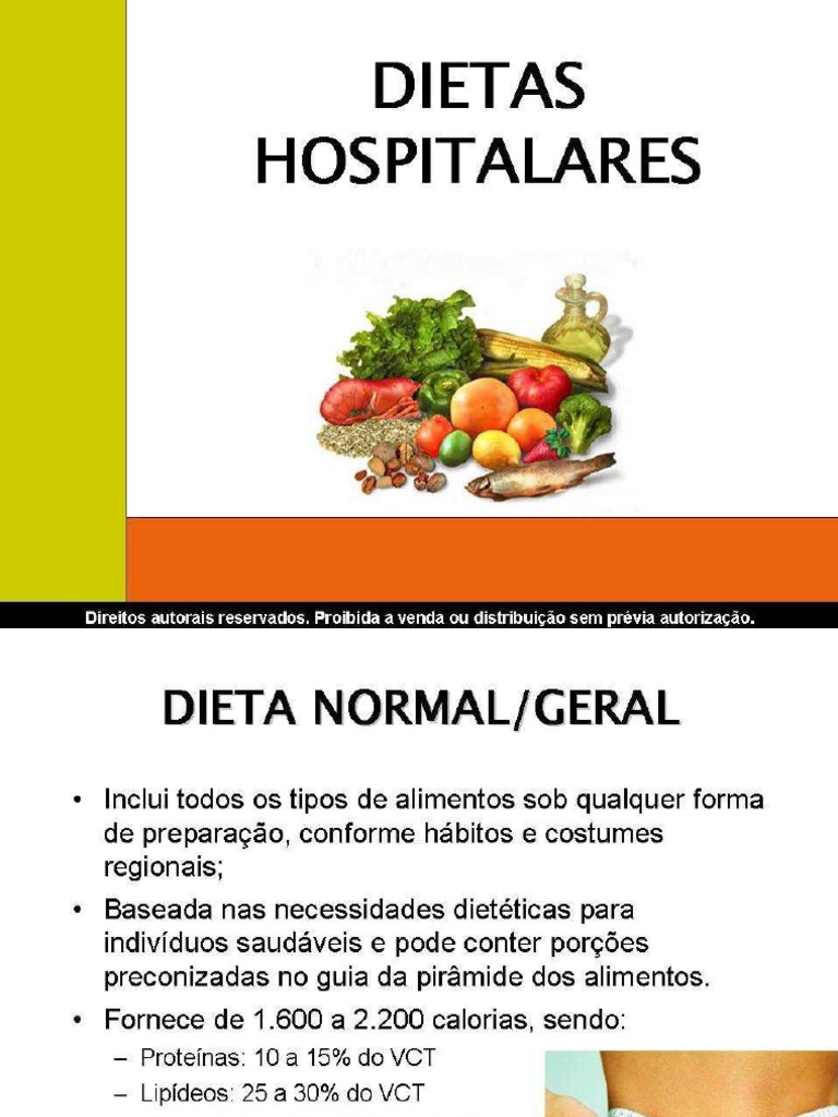 Dietas Hospitalares Slides Pdf