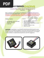 Download K-Series Speed Converter Install Guide Ver 20 by Hybrid Racing SN12850307 doc pdf