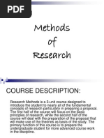 Methods of Research