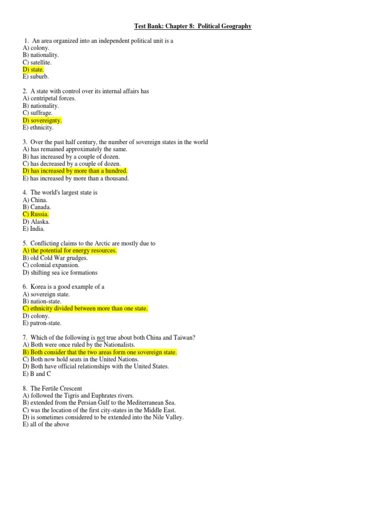Unit 4 ap human geography vocabulary