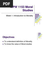 Download Mpw 1153 Moral Studies Week 1 Lesson by izuan21 SN128571955 doc pdf