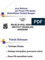 Governance Reform MWA ITB Revised 11