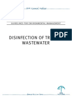 Disinfection of Treated Waste Water