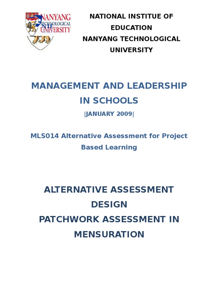 MLS014 Patchwork Assessment Assignment PDF Volume Area